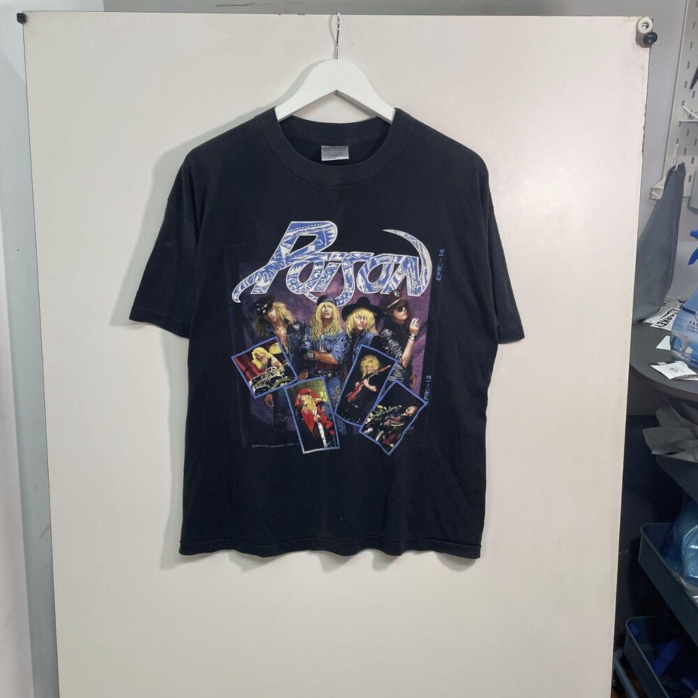 1989 Poison Tour Tee Measurements 8866